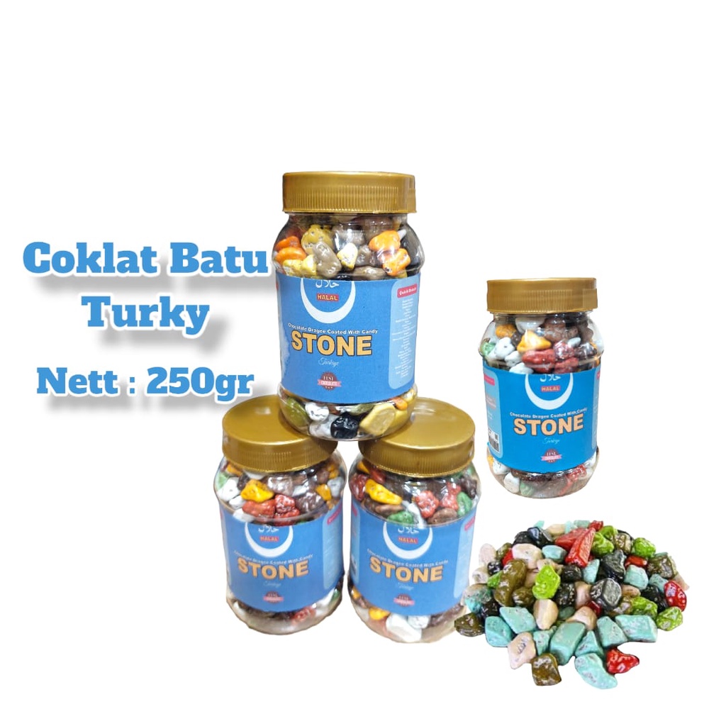 

COKLAT/COKELAT BATU KRIKIL 250GR KEMASAN TOPLES