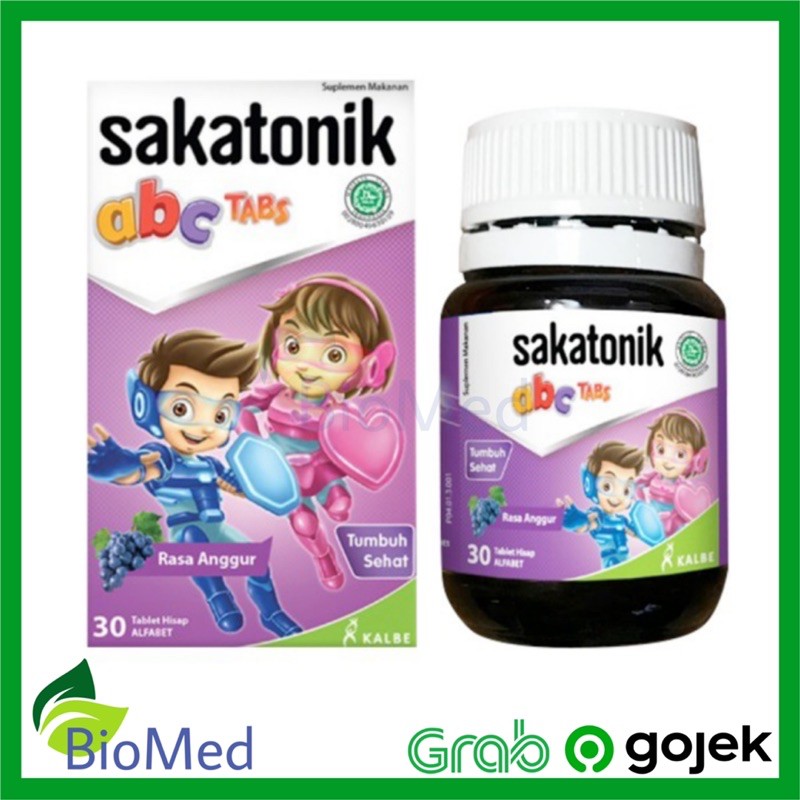 SAKATONIK ABC Tablet Hisap Anggur - Multivitamin Suplemen Makan Anak