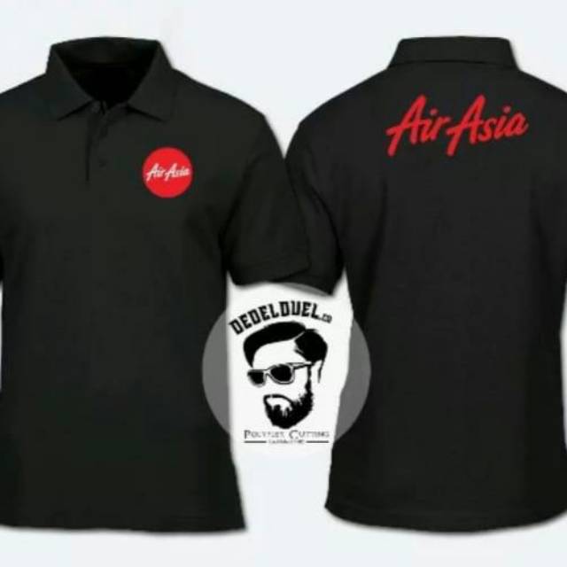 Tshirt baju kaos kerah AIR ASIA