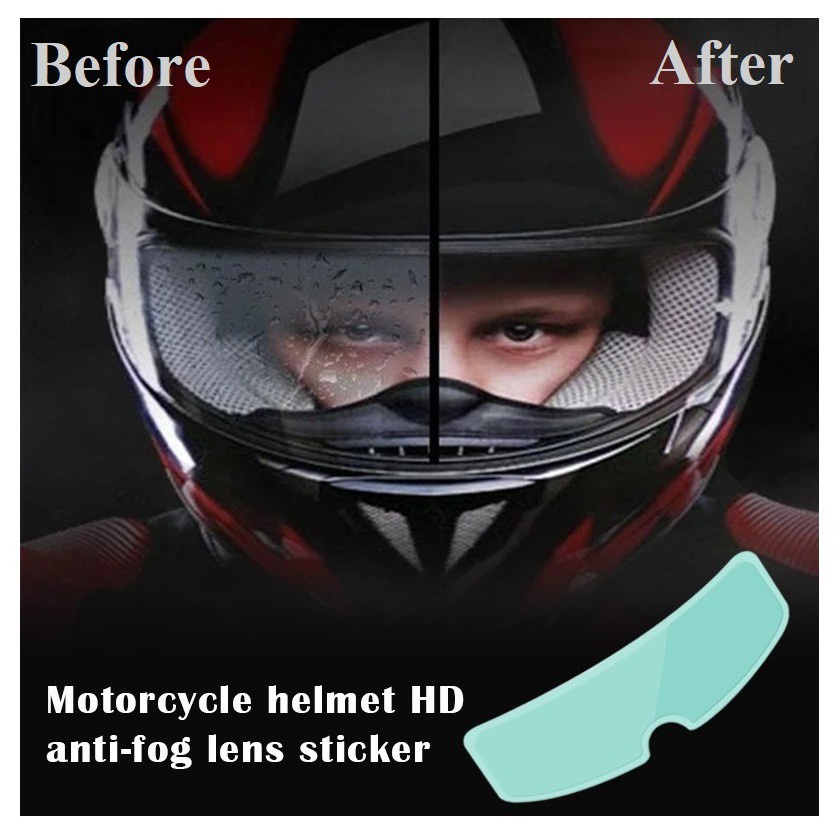 Stiker Helm Anti Air Hujan Anti Embun stiker Anti Fog original - anti fog spion