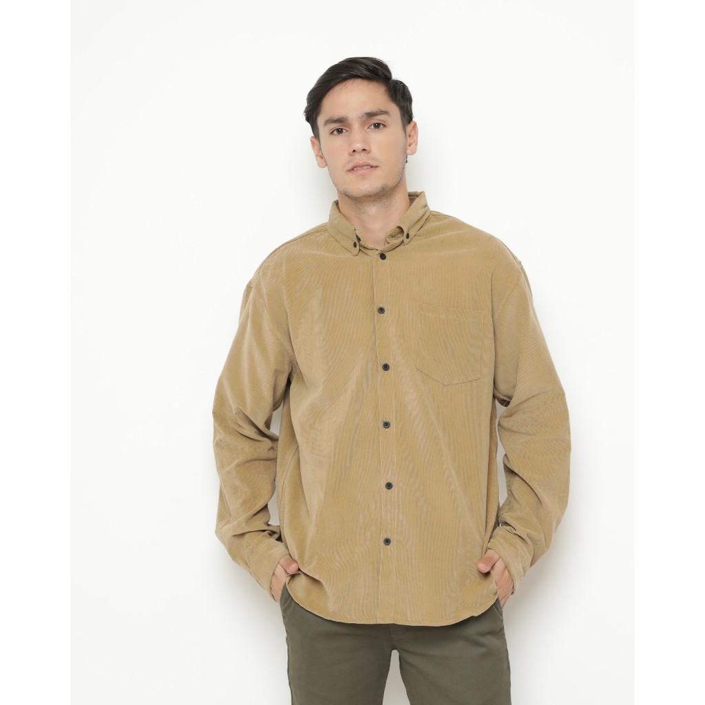 

Erigo Corduroi Shirt Zinc Cream