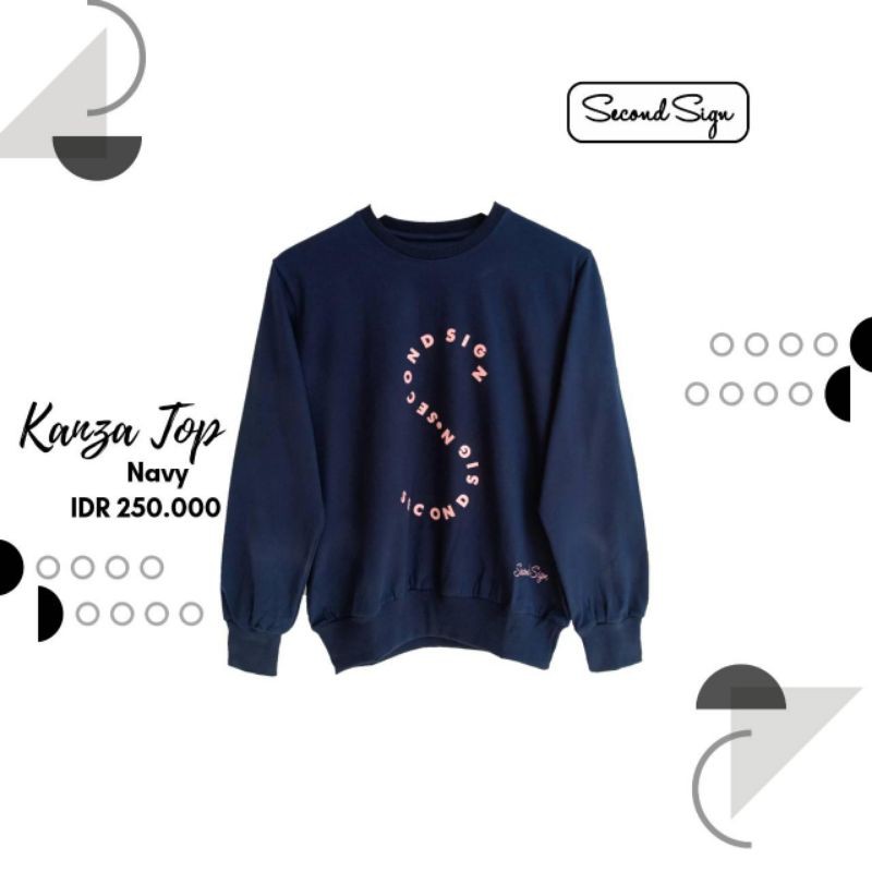SECOND SIGN KANZA TOP NAVY