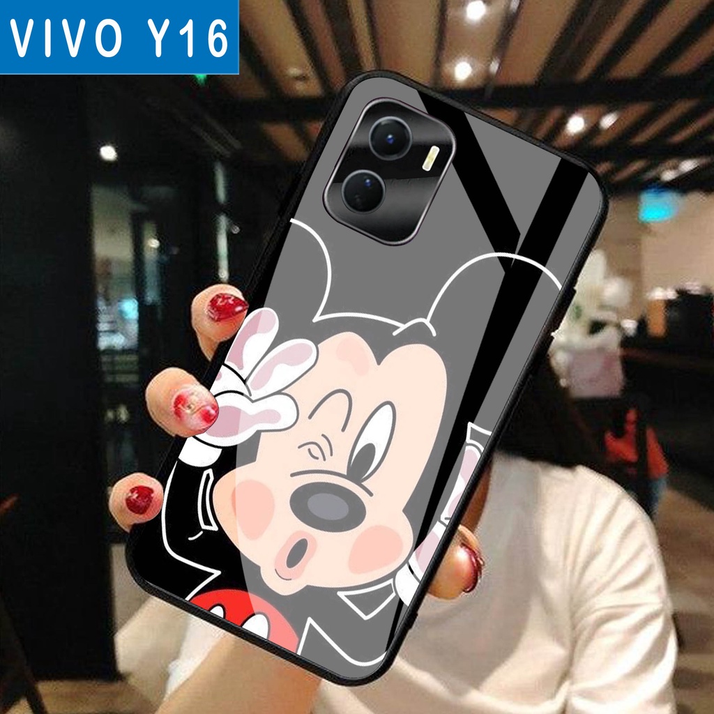 [S06] Case Vivo Y16 / Softcase Kaca Kilau Vivo Y16 / Casing Handphone Vivo Y16 / Case Vivo Y16