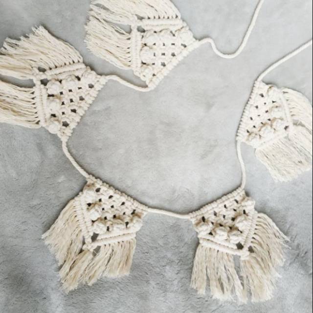 READY STOK) macrame Hiasan dinding juntai / macrame wall hanging/ Dekorasi rumah