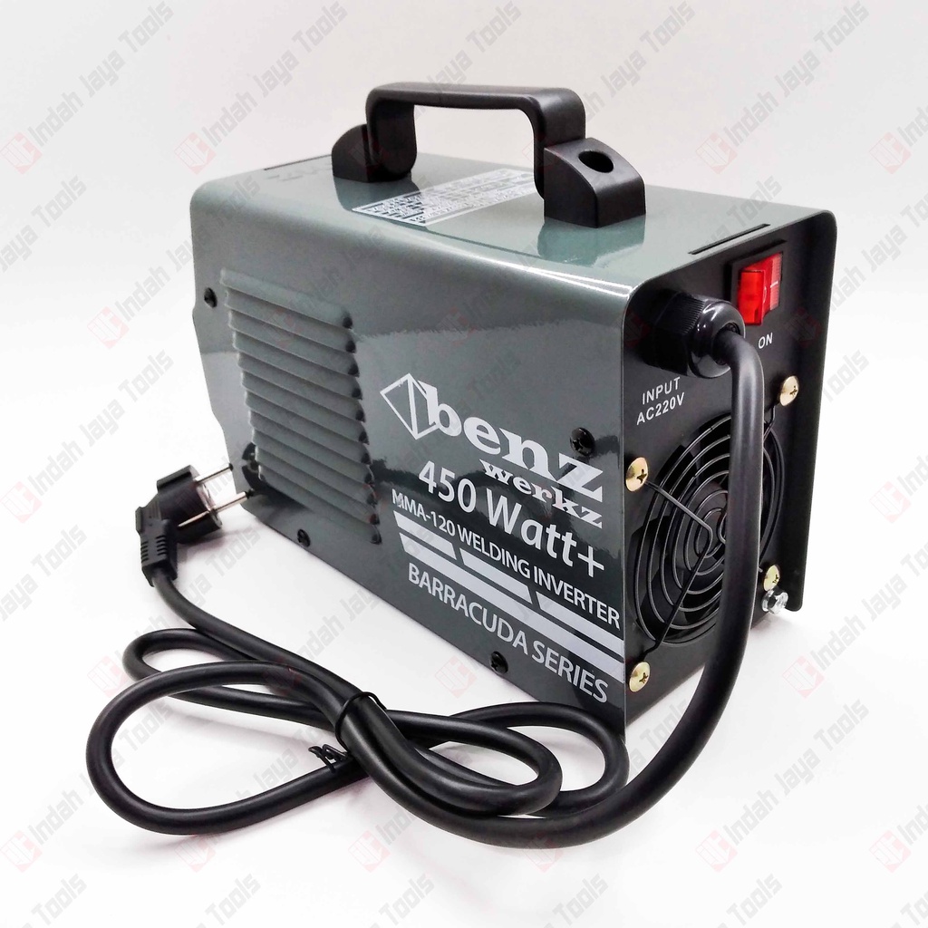 BENZ BZ-8912 BARRACUDA Mesin Las 120 A 450 Watt - Travo Inverter