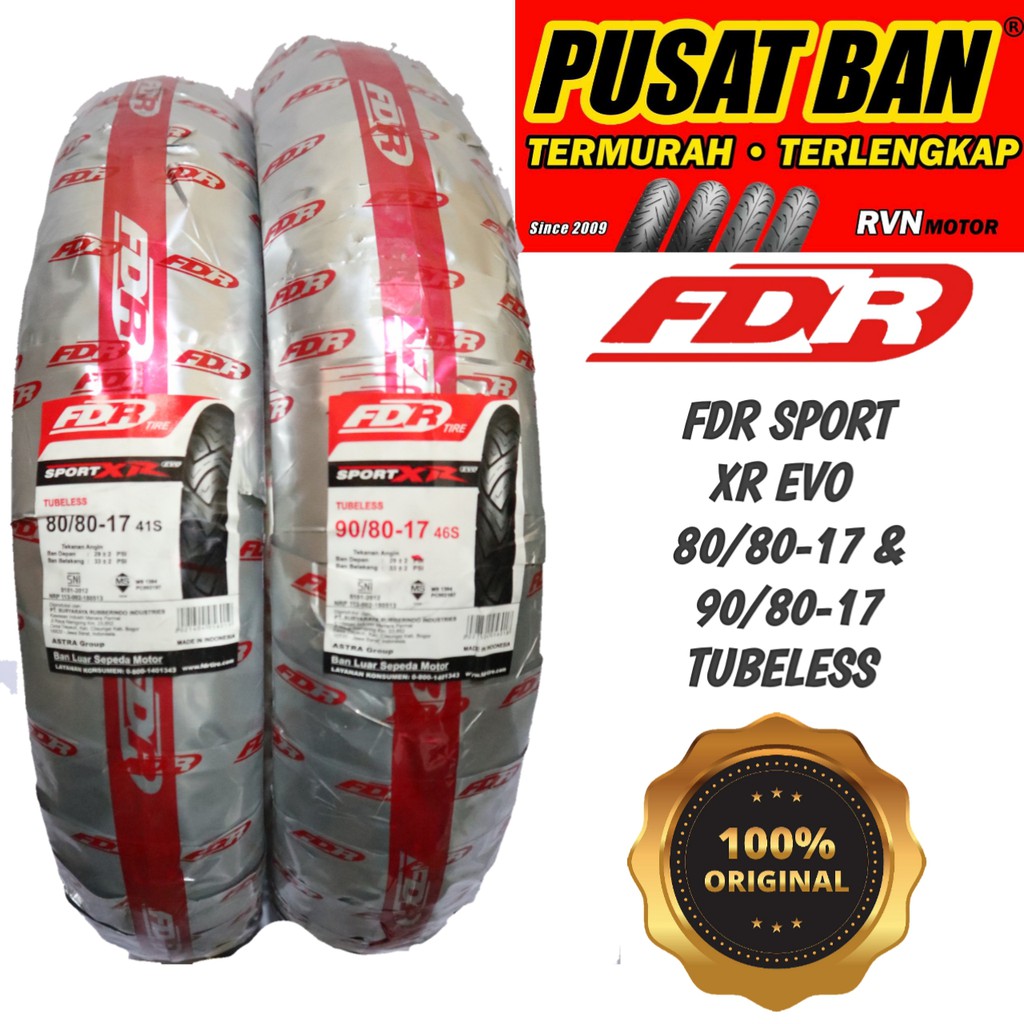 FDR SPORT XR EVO 80/80-17 & 90/80-17