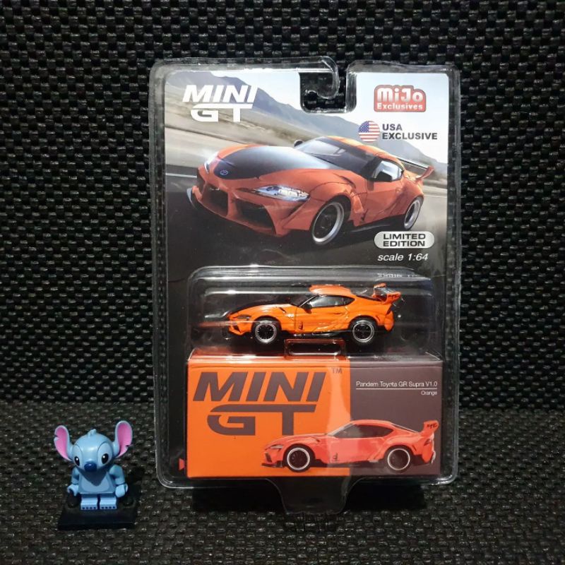 mini gt minigt Pandem Toyota GR Supra V1.0 Orange Mijo USA Exclusive