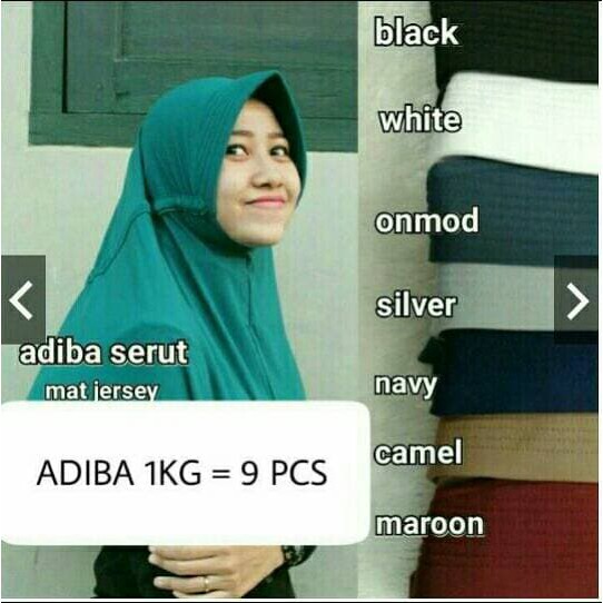 Adiba Serut / Jilbab Adiba Serut / Kerudung Adiba Serut / Khimar Adiba