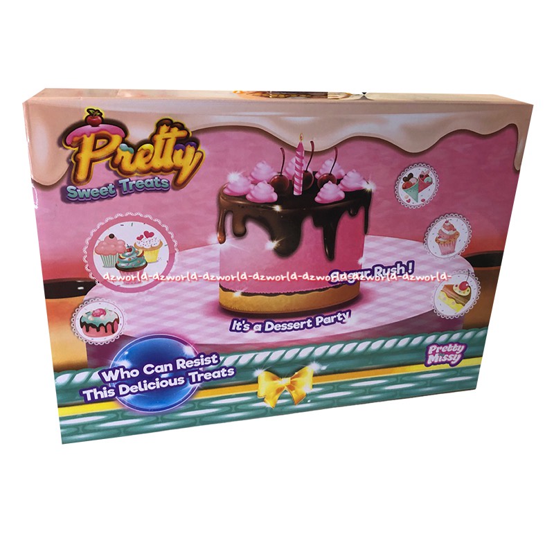 Pretty Missy Sweet Treats Birthday Party Make Your Own Cake Mainan Potong Kue Ultah Ulang Tahun