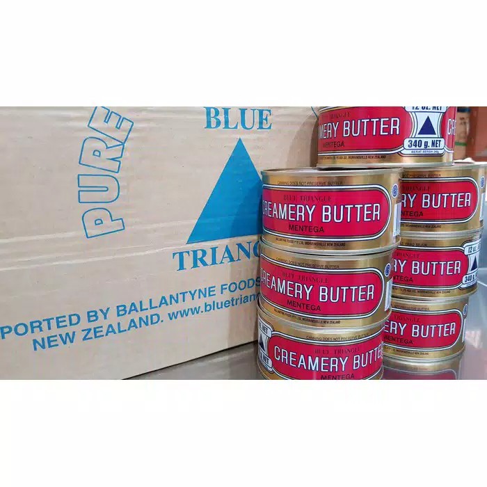 

BUTTER BLUE TRIANGLE / Butter Segitiga Biru / Mentega caping 340gr Tin Kaleng