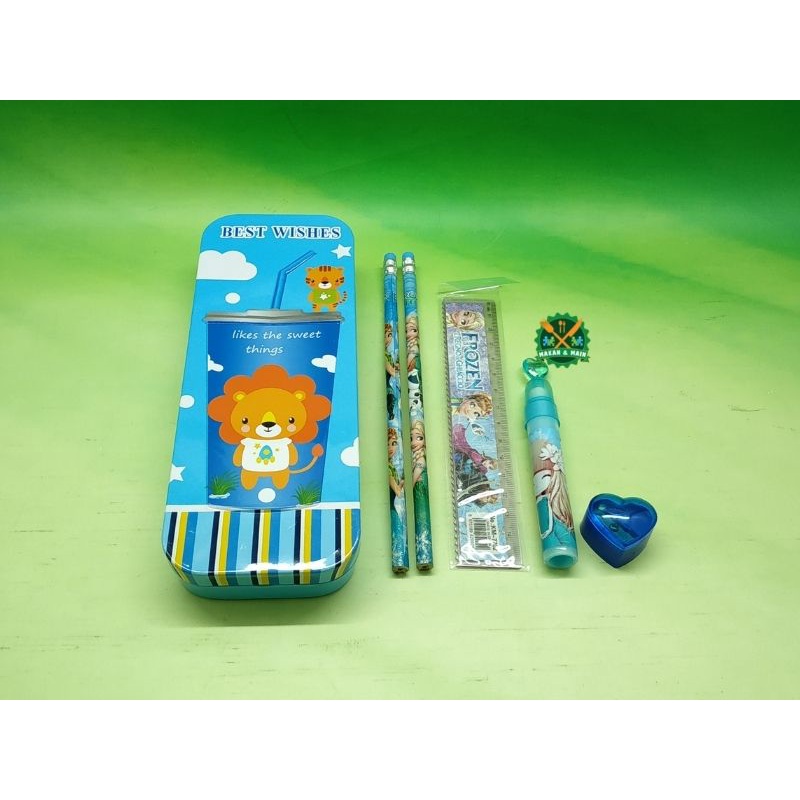 

Kotak Pensil Kaleng Karakter Lucu Lion Panda Rabbit Chicken 55-205
