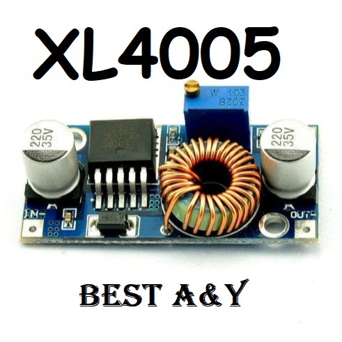 XL4005 Adjustable 5A 50 watt Step Down Buck Converter Volt DC-DC INPUT 4-35V OUTPUT 1.25-32V