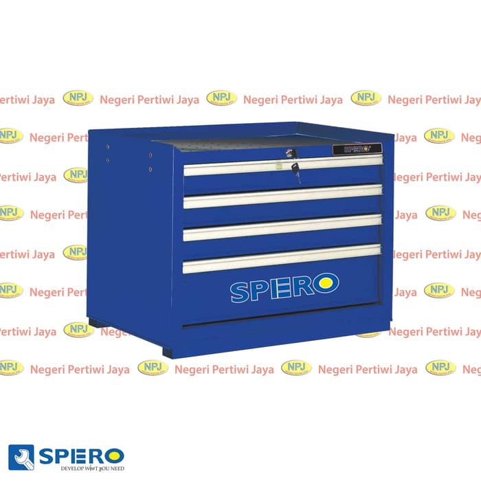 Spero 4 Drawer Tool Cabinet - Kotak Alat Perkakas