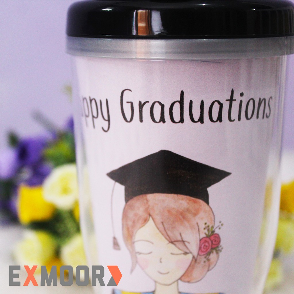 Kado Wisuda Tumbler Wisudawati Model Sanggul