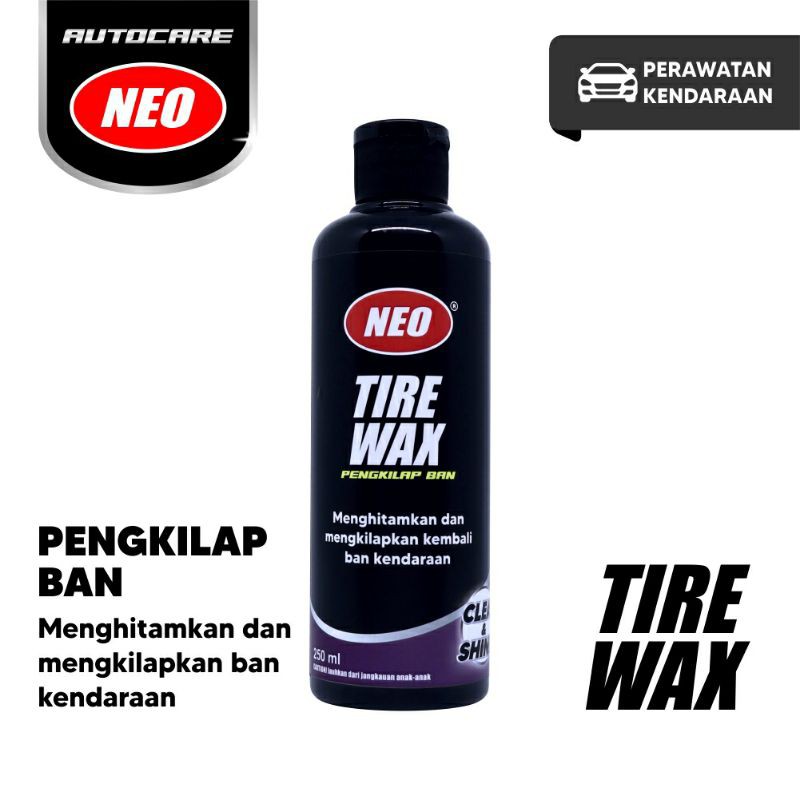 AUTOCARE NEO TIRE WAX cairan penghitam pengkilap ban sepeda motor mobil permanent