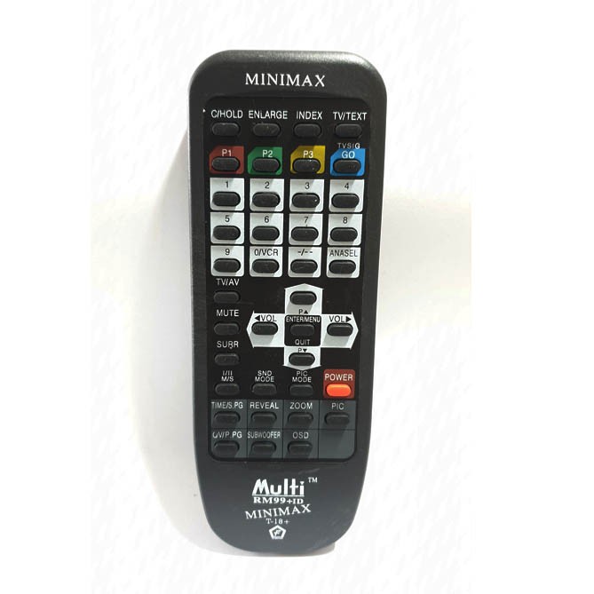 Remote TV Polytron Tabung Minimax Polyvision Digitec Dll