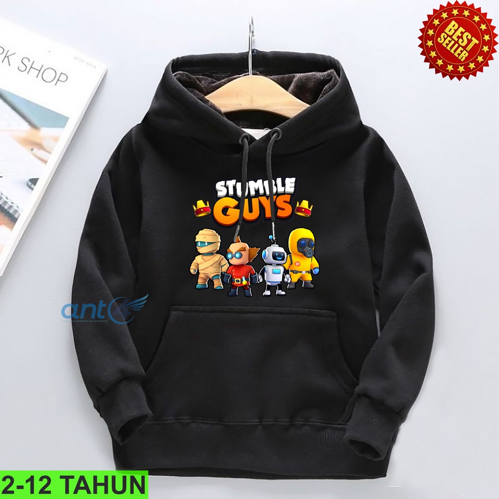 Hoodie Anak Laki Laki Perempuan / Hodie Anak Usia 2 3 4 5 6 7 8 9 10 11 12 Tahun / STUMBLE GUYS Anak Cewek Cowok / Switer Distro Bisa Cod / Suiter Anak Terbaru Switer Anak