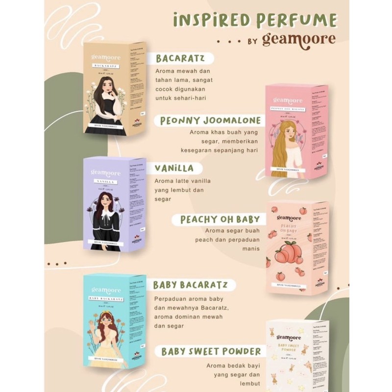 [SIAP KIRIM] PARFUM INSPIRED GEAMOORE