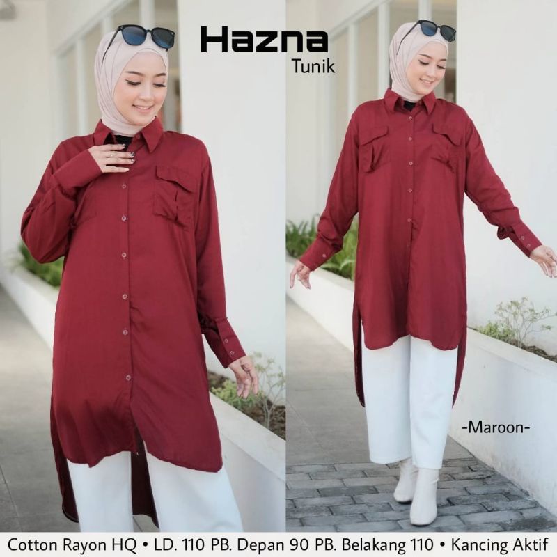 HAZNA LONG TUNIK TERBARU