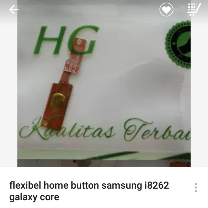 Flexibel tombol home ui up samsung i8262 core duos i8260