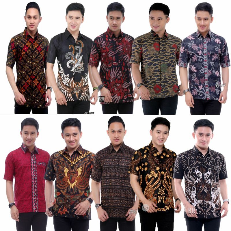 GROSIR BATIK PRIA LENGAN PENDEK JUMBO SIZE M-L-XL-XXL-XXXL-XXXXL-XXXXXL