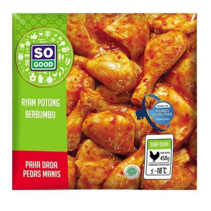 

So Good Ayam Paha Dada Bumbu Pedas Manis 450gr