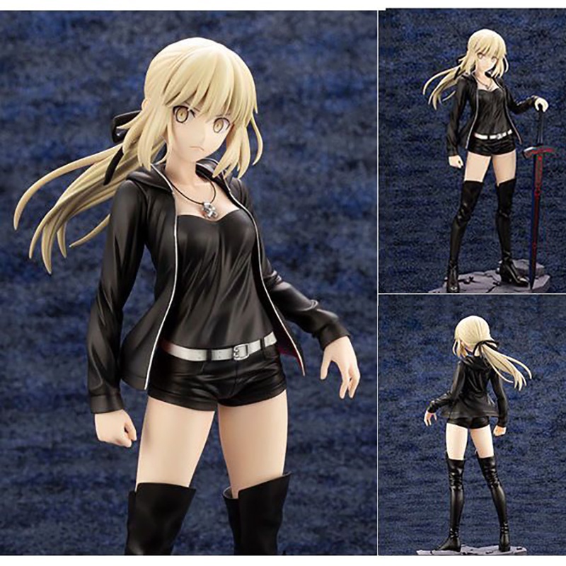 Action Figure FATE / Grand Order FATE Saber Arturia Pendragon Casual Mainan Action Figure Bahan PVC Untuk Koleksi