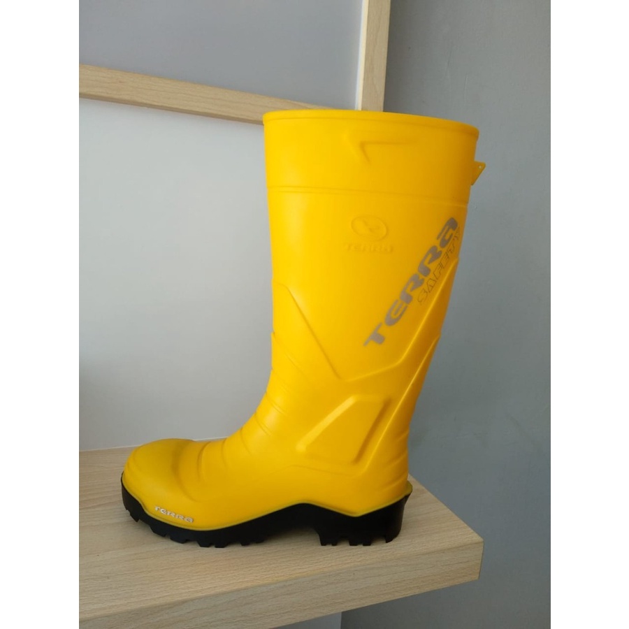 Sepatu Boot Tinggi AP Boots TERRA SAFETY S4 KUNING