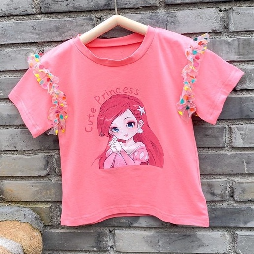 Kaos lengan pendek princess | Tee Princess