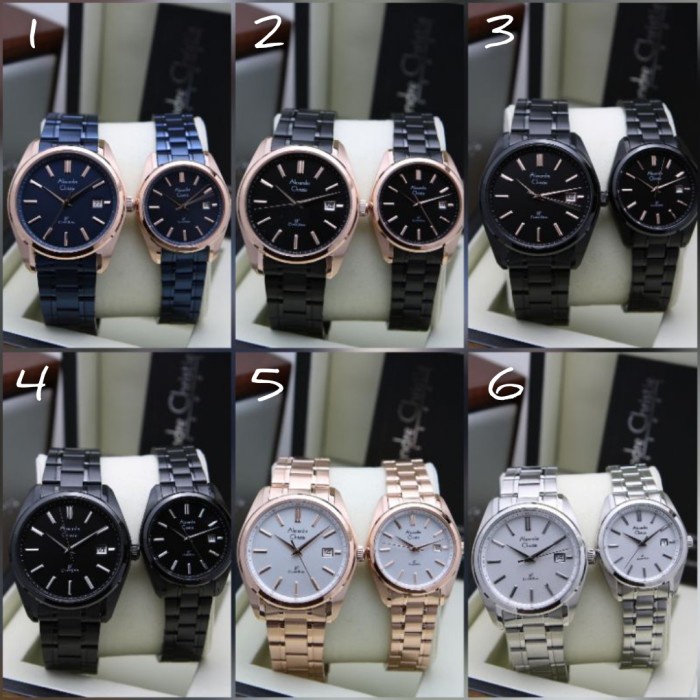 Jam Tangan Couple Alexandre Christie 8660 AC 8660 AC8660 Couple