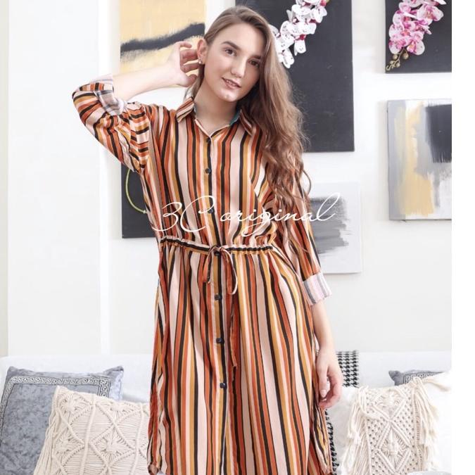 Stok terbatas.. Kemeja St Yves Tunik Three Coins Tunik 3C Wanita Long Tunik 3C Tunik Wanita 3Coins T