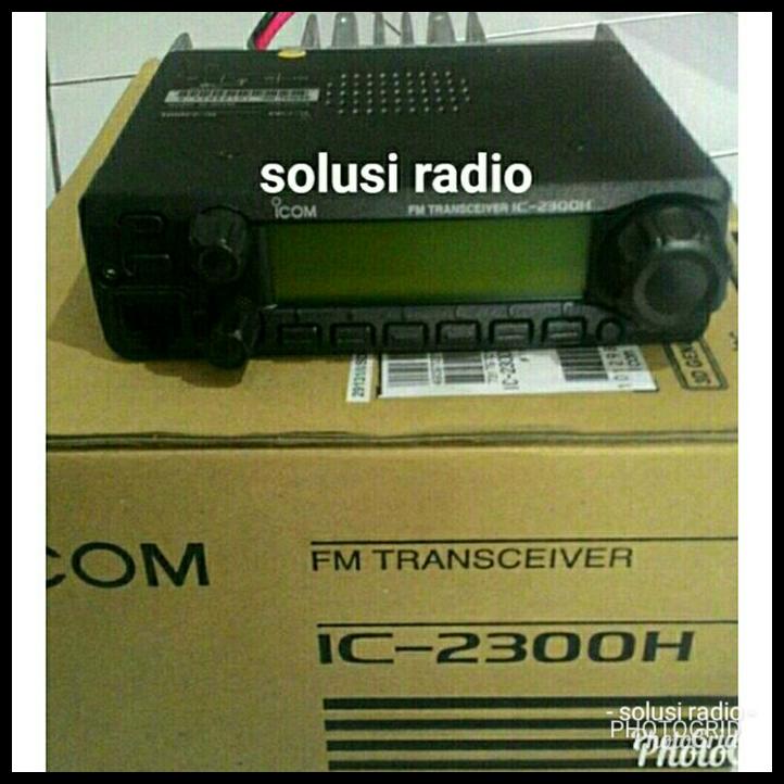 Radio Rig Icom Ic-2300H Mic Hm 133 Vhf 65 W New Ori Bergaransi