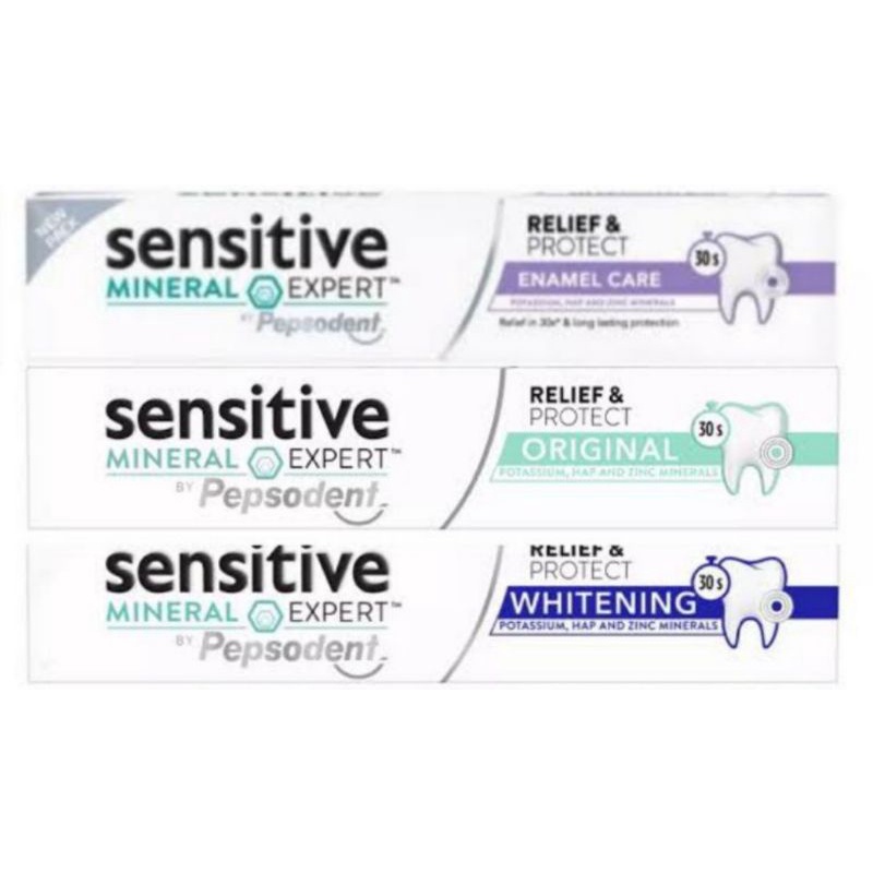Pasta Gigi Pepsodent Sensitive Expert Whitening / Enamel Care 100 gram