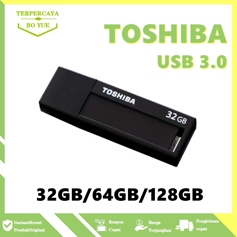 Toshiba Flashdisk 32GB/64GB/128GB 110 Mbps High Speed USB 3.0 Flash Drive