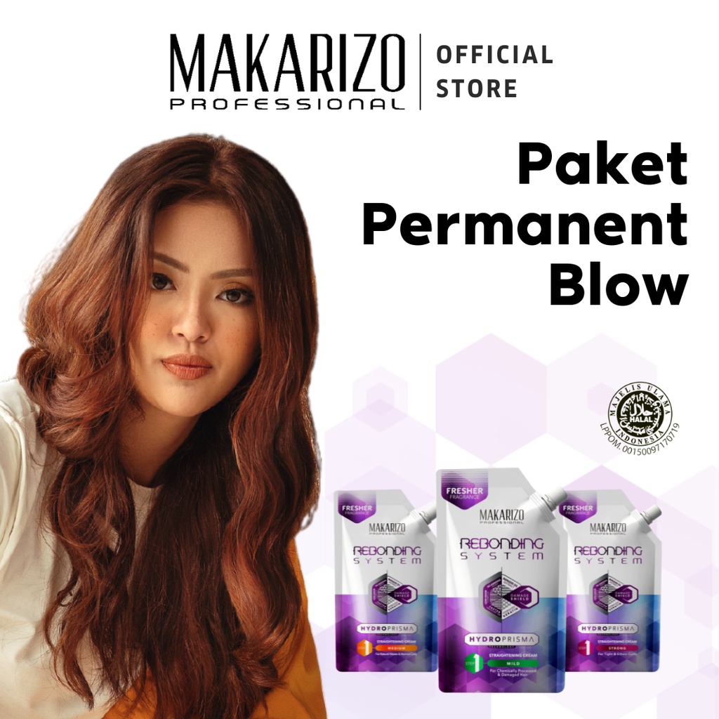 Permanent Blow / Perawatan Pelurus Rambut / Pelurus Rambut Tanpa Catok