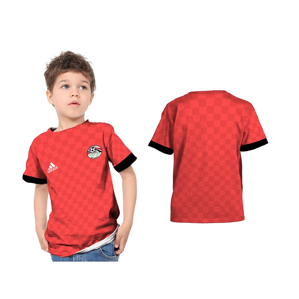 Kaos T-Shirt Anak JERSEY R18 Mesir FullPrint Terbaru - Kaos Baju Anak Jersey Mesir Murah