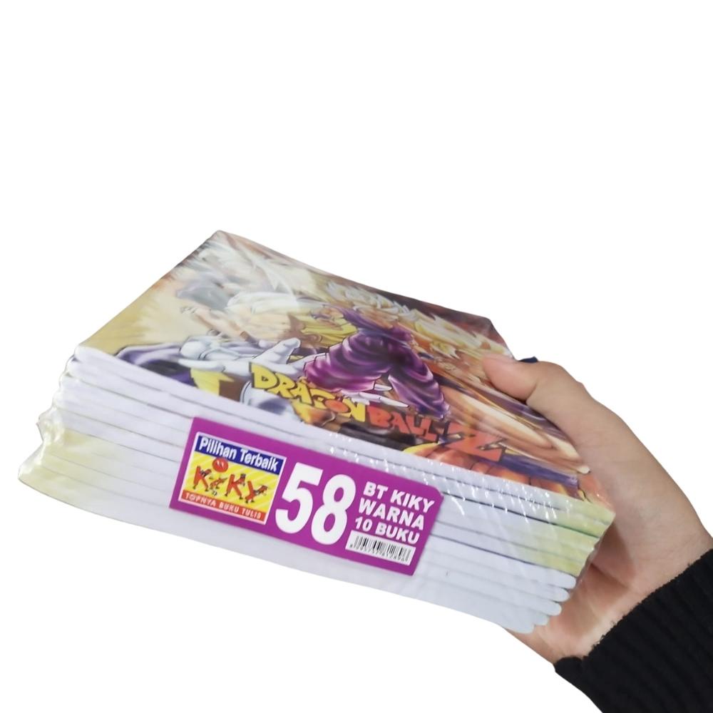 

[PACK] Buku tulis A5 KIKY 58 lembar isi 10 buku tulis bergaris