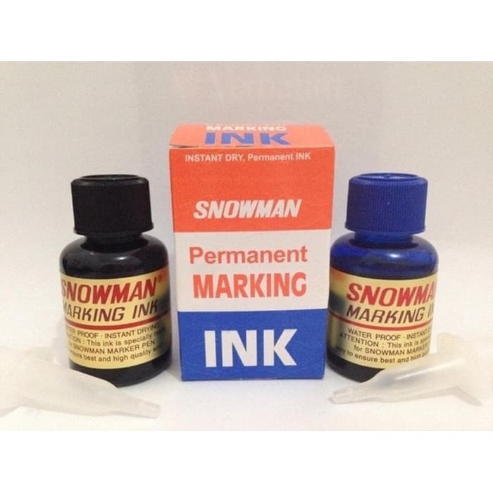 

Tinta Spidol Permanen Merk Snowman G-12