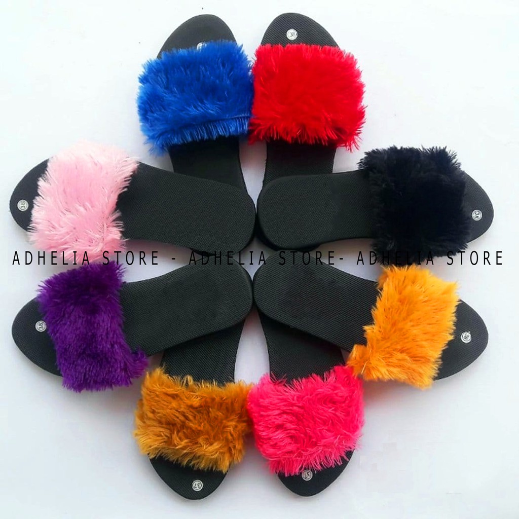 Distributor Sendal Sandal Rasfur Bulu