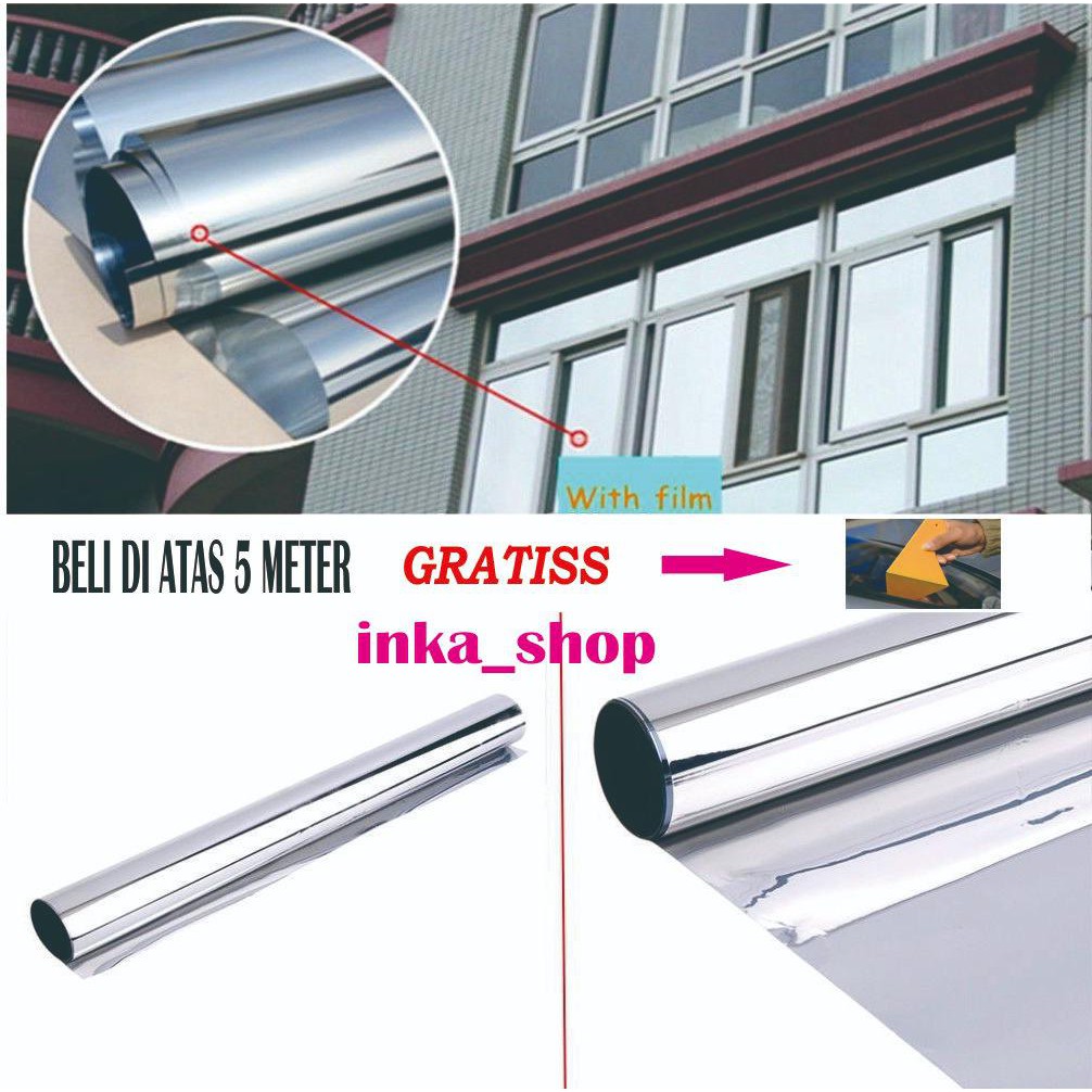 oneway / sticker cermin / kaca film /kaca film oneway