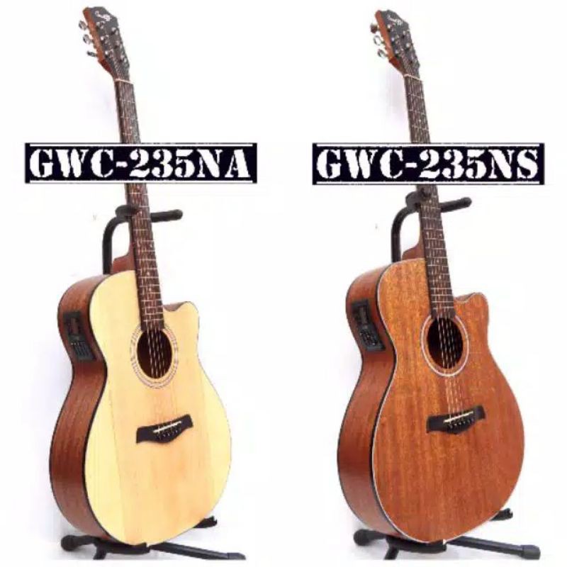 Gitar Akustik Elektrik Cowboy GWC-235NS GWC 235 NS Original Import paket A