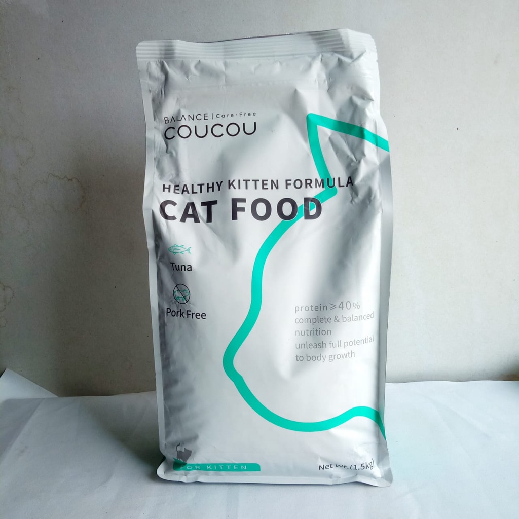 Coucou Kitten Tuna 1.5kg Makanan Anak Kucing Super Premium