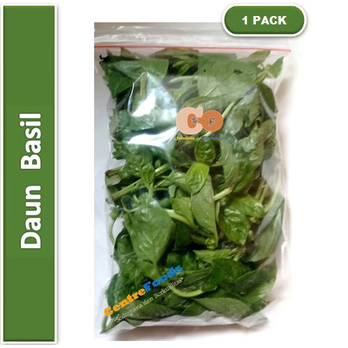 

Daun Basil Fresh - Sweet Basil | 100gr [ Harga Per BKS ]
