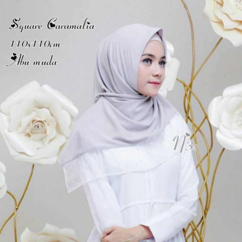 Segiempat Caramalia Ori N3S Hijab