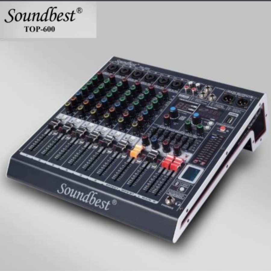 Mixer Audio bluetoothTop-600 6 channel original soundbest