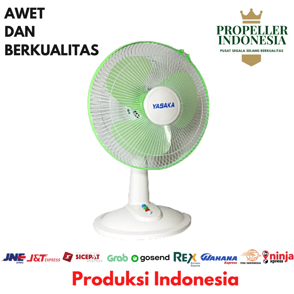 Kipas Angin Portable 14Inch Desk Fan Portable Hijau - 1401 Kipas Angin Mini Kipas Angin Meja Kipas Portabel