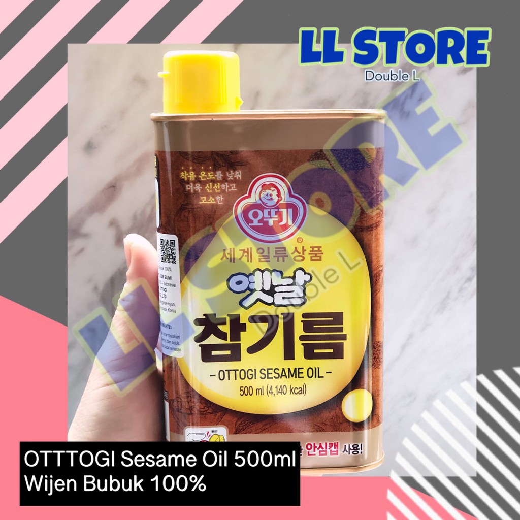 

OTTOGI Sesame Oil Yetnal 500ml Minyak Wijen Korea Bubuk Sesame Powder