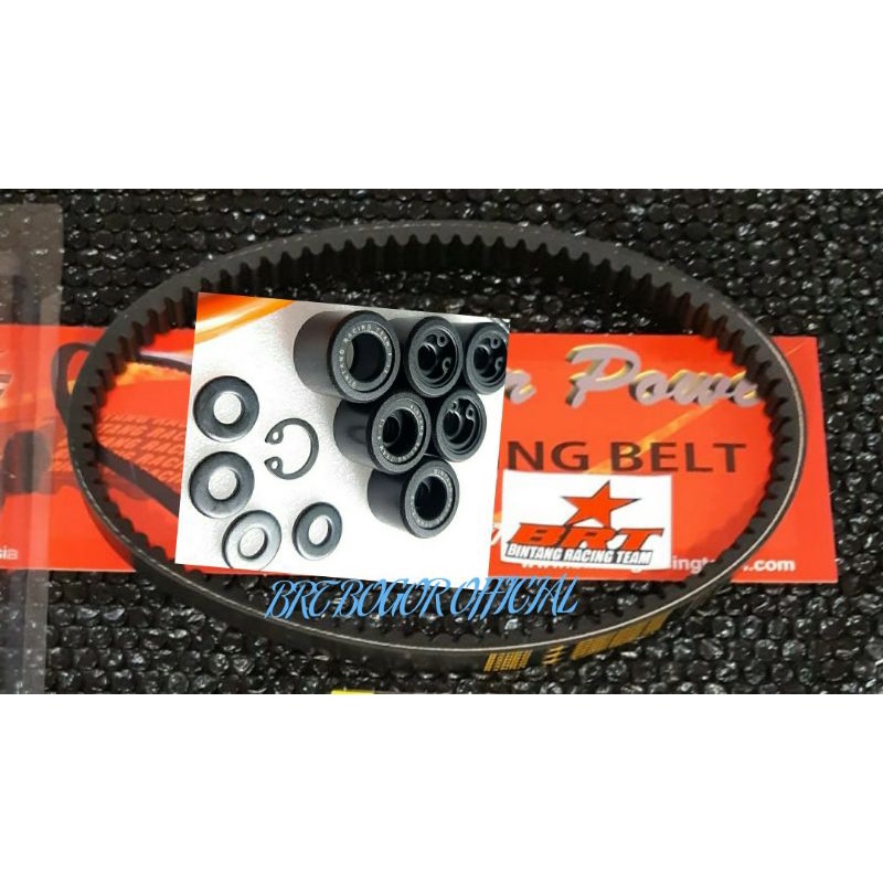 PAKET CVT ROLLER NINJA BALLBRT  NMAX AEROX Roller ninja bll brt namx vanbelt brt Nmax aerox mio m3 mio S mio Z fino 125 fi x ride 125 Soul GT 125