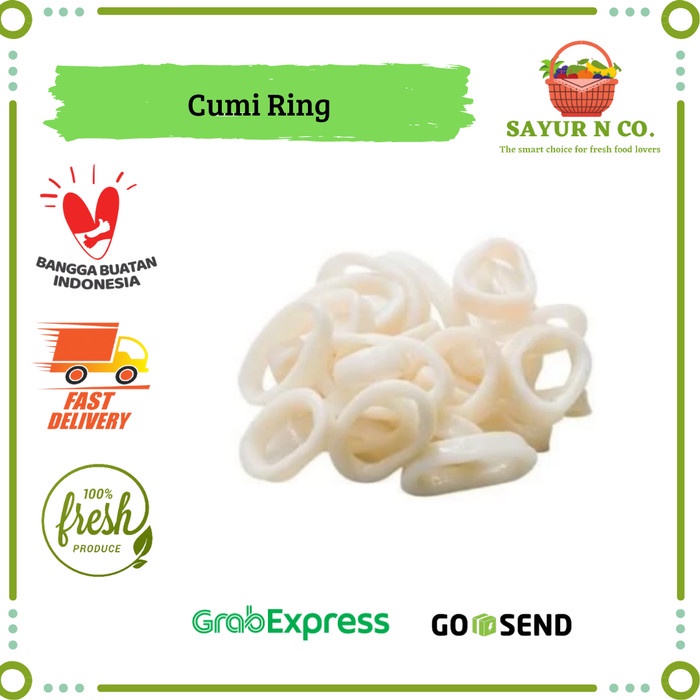 

Cumi Ring Frozen Kupas Bersih 500gr | Sayur N Co Bekasi