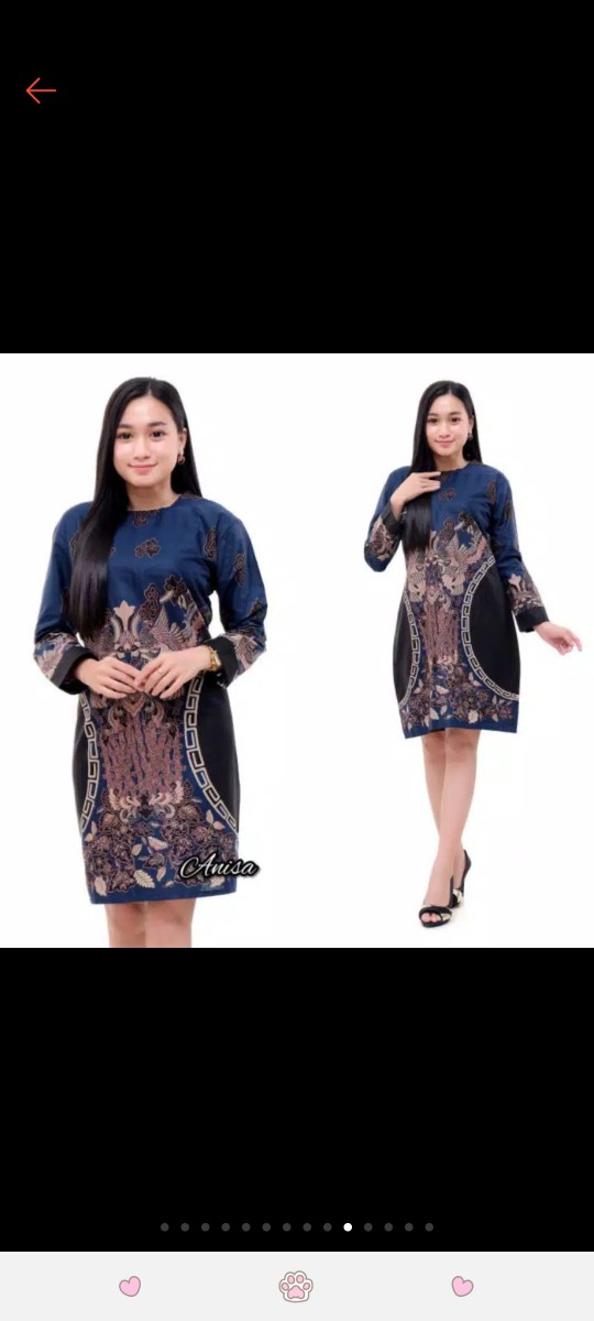 Maura Couple - Sania Ruflle Batik Couple Ori Ndoro Jowi Garansi Termurah Shopee - Modern Batik Solo